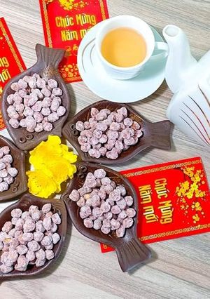 Hình của món Đậu phộng cốt dừa.
