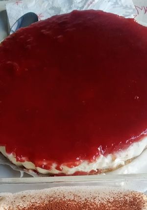 Una foto de Cheesecake de yogur