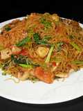 Mie Goreng Cumi (Mie Jagung Goreng Plus Cumi)