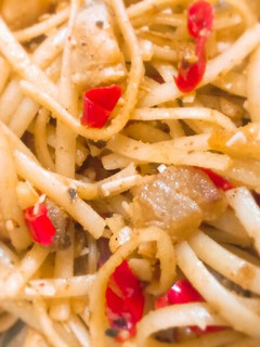 Foto resep Aglio Olio Pasta with Tuna