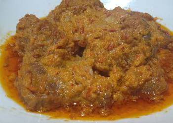 Masakan Unik Rendang Sapi Merah Menggoda Praktis Enak