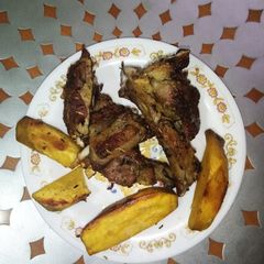 A picture of #Lovedish challenge - Lamb chops with rosemary and mint.