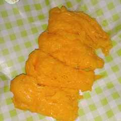 Una foto de ขนมฝอยทอง | Sweet Egg Floss (Thai Dessert)