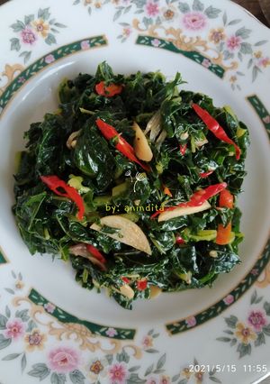 Foto resep Oseng daun pepaya