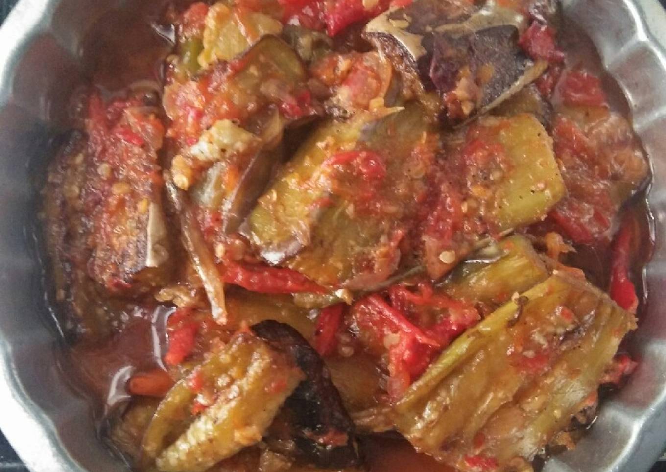 Terong balado teri