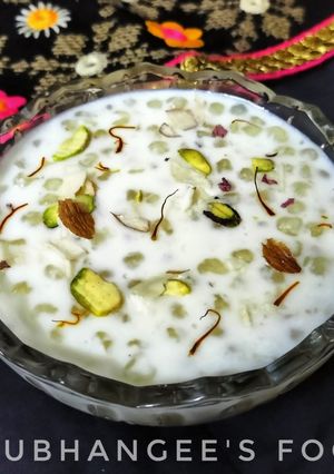 साबुदाणा खीर (Sabudana kheer recipe in marathi) रेसिपी चे मुख्य फोटो 