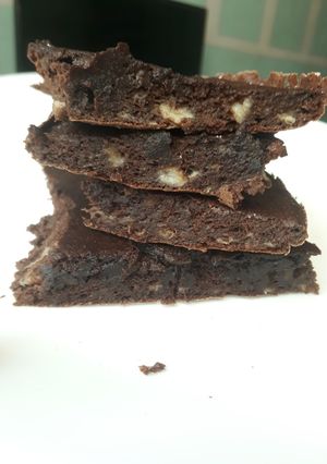 Una foto de Brownies saludables sin azúcar