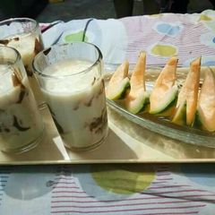 A picture of Musk melon lassi.