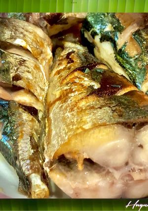 Hình của món Cá Nục Gai Muối Chiên.
