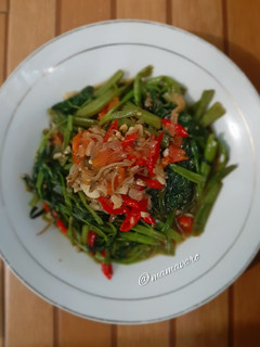 Foto resep Cah Kangkung Teri