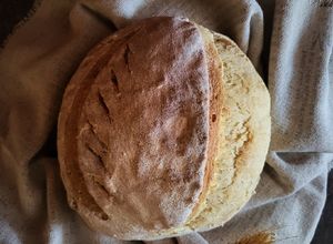 Foto resep Overnight Rustic Bread(no-knead, without sourdough starter)