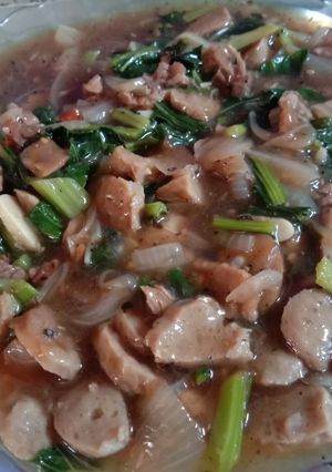 Foto resep Mix bakso daging teriyaki lada hitam