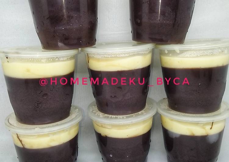 Vla vanilla chocolate pudding