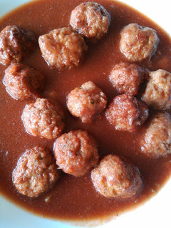 Una foto de Albondigas en salsa de vino