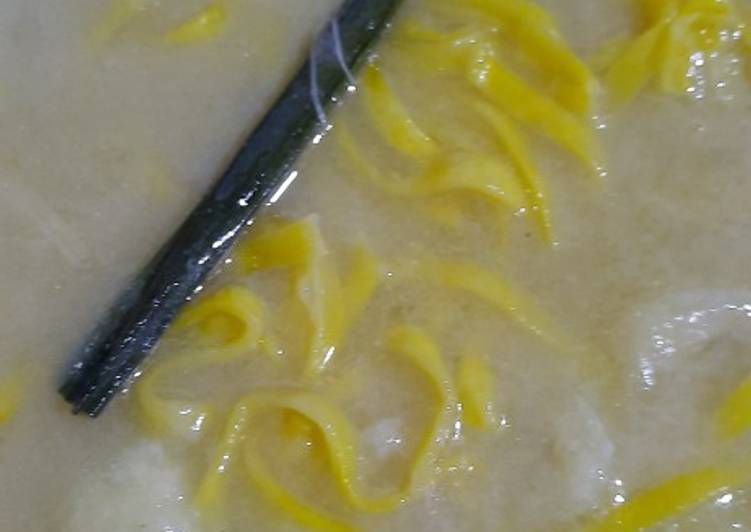 resep cara bikin Kolak pisang mie kuning