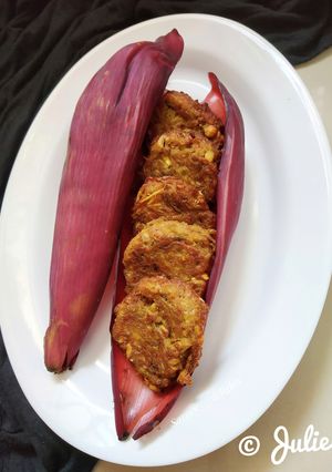A picture of Banana Flower Fritter.