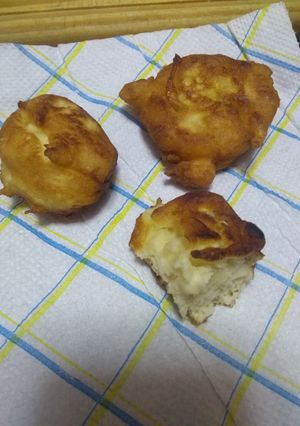 Una foto de Buñuelos con manzana
