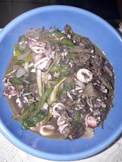 Foto resep Oseng2 cumi tinta hitam