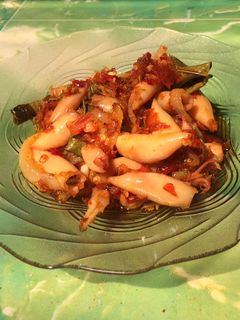 Foto resep Cumi Asin Oseng Mercon