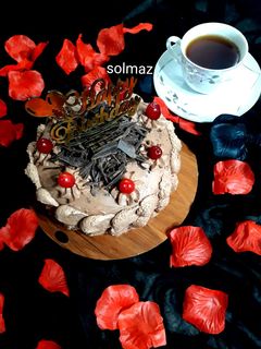 عکسی از دستور کیک تولد شکلاتیsolmaz