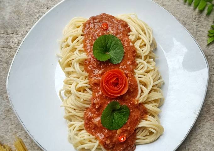 Resep Spaghetti Dg Saus Bolognese Homemade yang Enak Banget