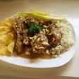 Pollo en pepitoria