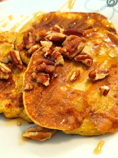 Una foto de Tortitas de avena y plátano