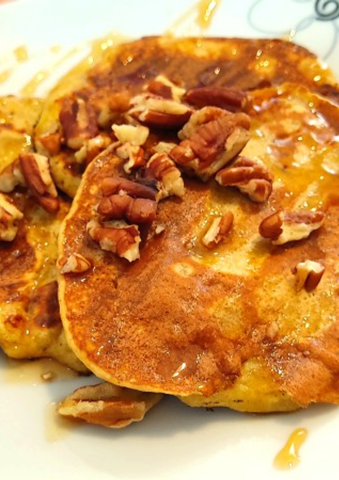 Una foto de Tortitas de avena y plátano