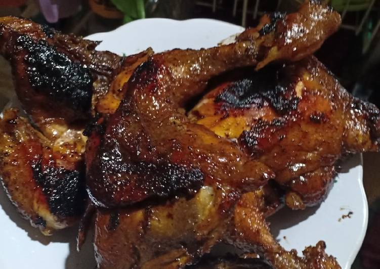 Cara Gampang Menyiapkan Ayam bakar madu, bumbu meresap kedalam lhooo😍 Anti Gagal