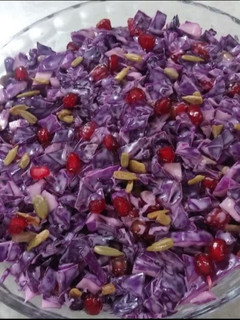 عکسی از دستور سالاد انار
