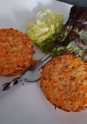Une photo de Flans de quinoa à la carotte