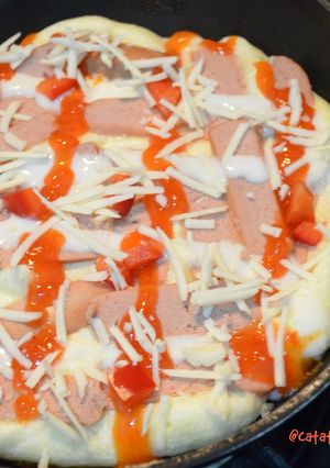 Foto resep Piza Anak Kost 100 persen Telur