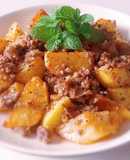 KHOAI TÂY xào thịt bò