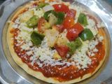 Homemade panner pizza 🍕