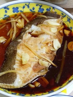 懶人電鍋料理の清蒸鱈魚 的食譜成品照片