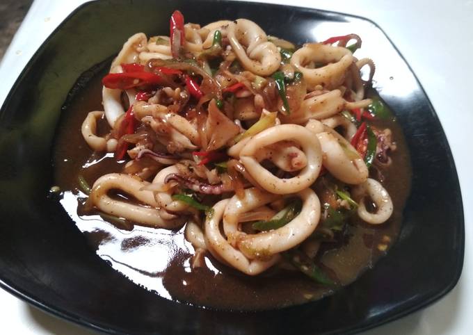 Resep Cumi Lada Hitam Oleh Fuzi Ambar Cookpad