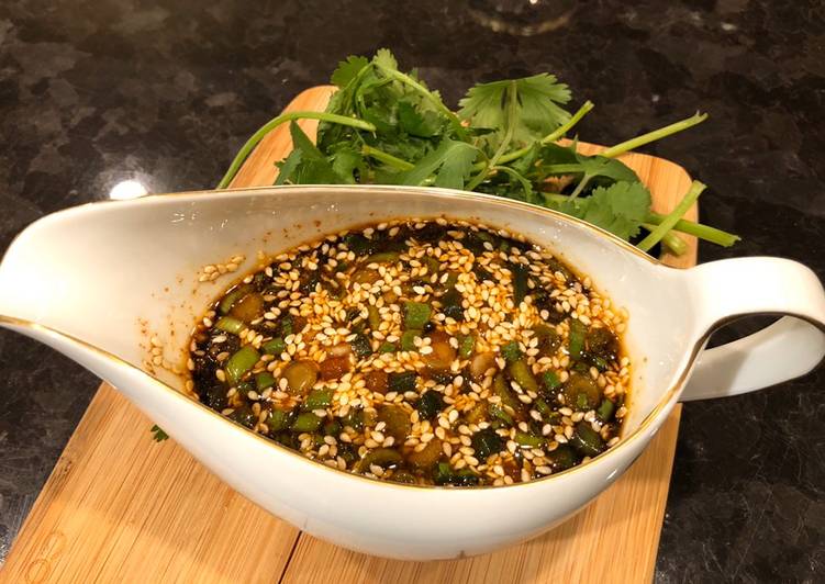 Simple Way to Prepare Homemade Sesame Soy Dipping Sauce