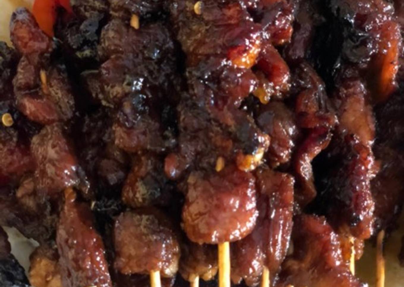 Sate Sapi Bumbu Kecap Teflon (Seadanya🤗)