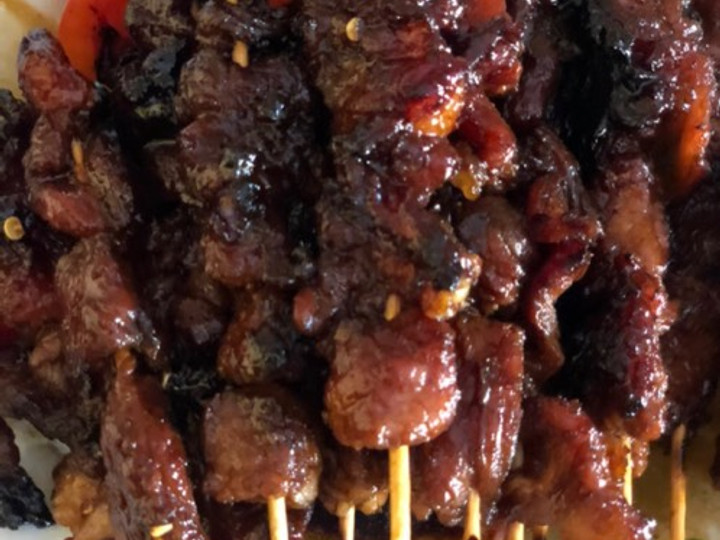 Wajib coba! Resep praktis buat Sate Sapi Bumbu Kecap Teflon (Seadanya🤗) untuk Idul Adha  spesial