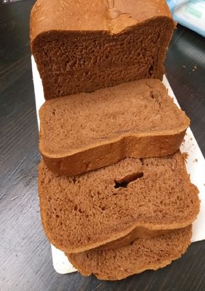 Foto resep Roti tawar coklat bread maker