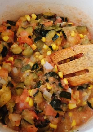 Una foto de Calabacita frita (calabaza local de Yucatán)