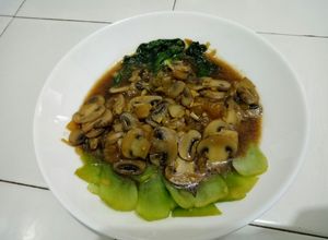 Resep jamur kancing pok coy saus tiram rumahan enak dan mudah - Cookpad