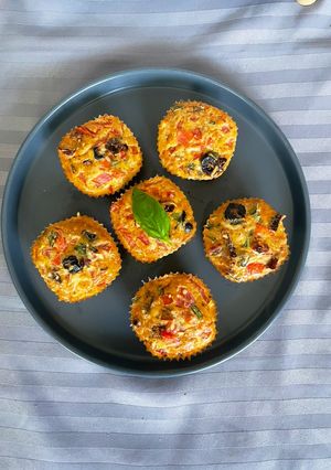 Une photo de Egg muffin tomate