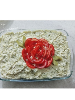 عکسی از دستور سالاد الویه