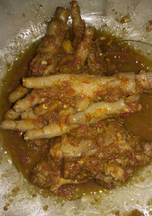 Foto resep Ceker mercon sederhana