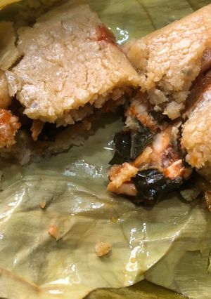 A picture of Grandma's Tamales.