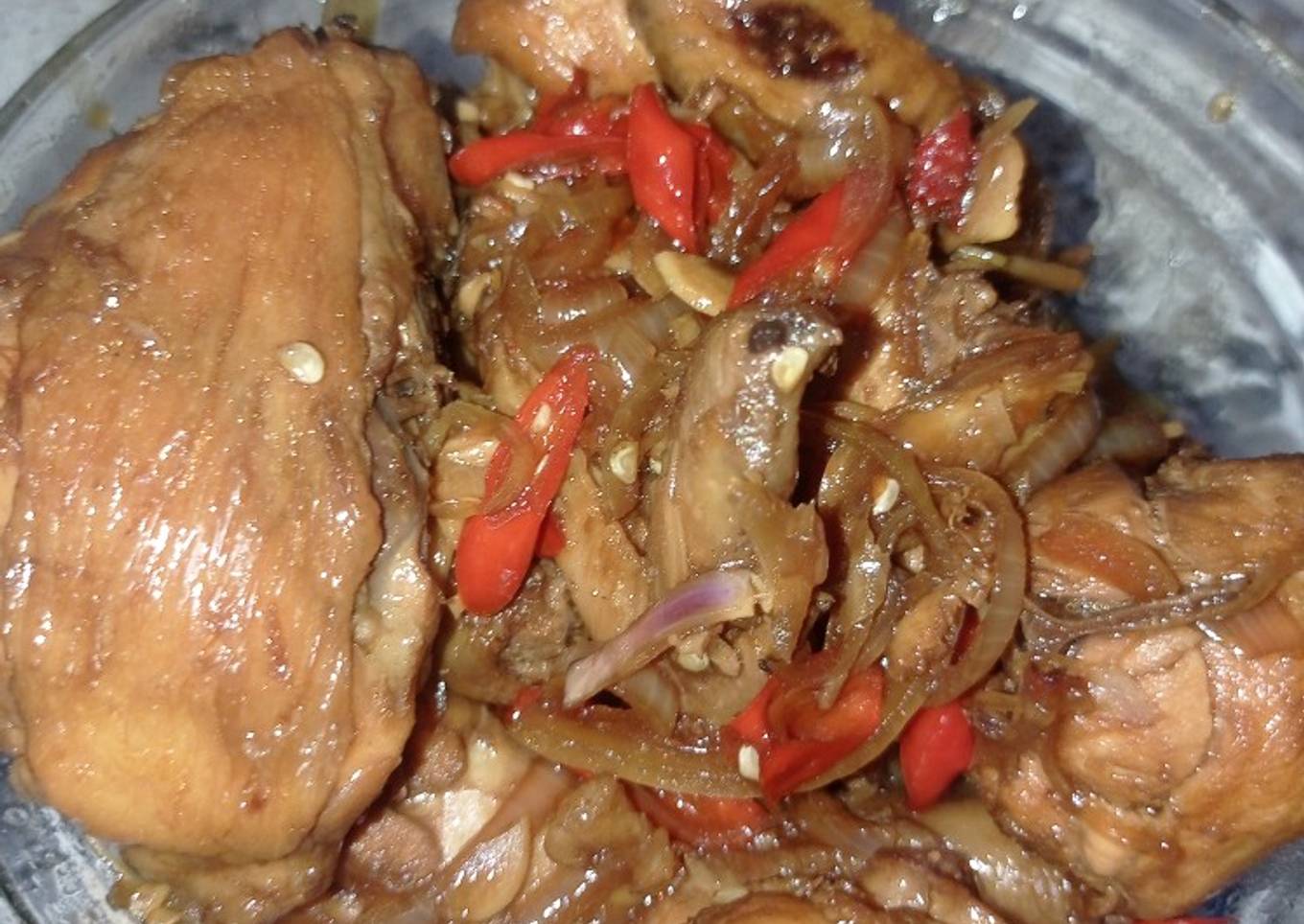 Ayam kecap bawang bombay