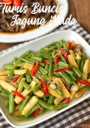 Foto resep Tumis Buncis Jagung Muda