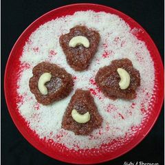 Beetroot sago halwa A picture of Beetroot sago halwa.