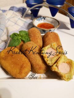 Foto resep Kroket kentang isi sosis